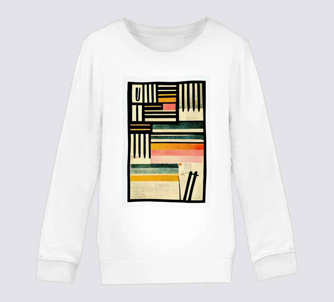 Crossed Lines kids sweatshirt by treechild