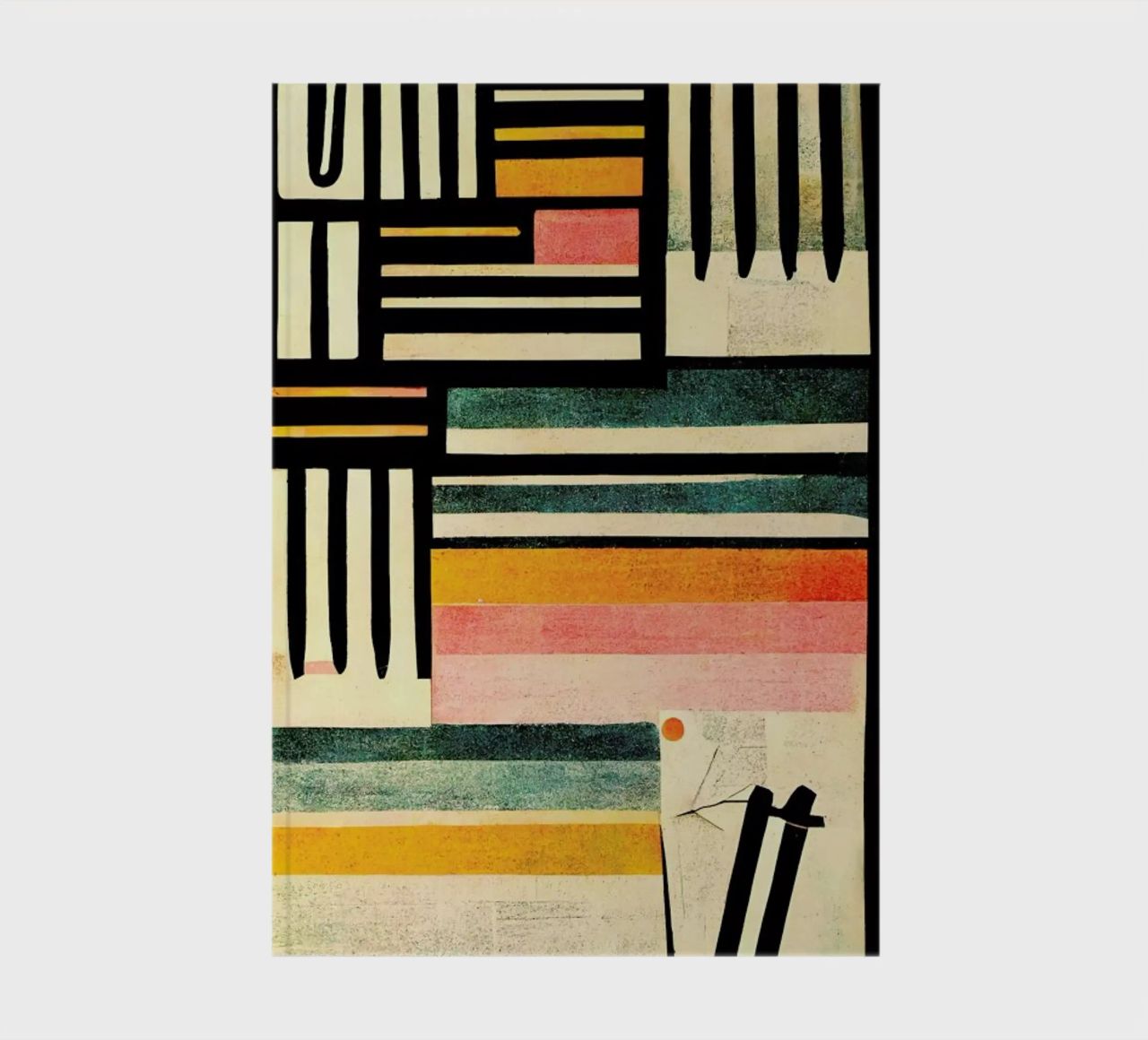 Crossed Lines notebook by treechild