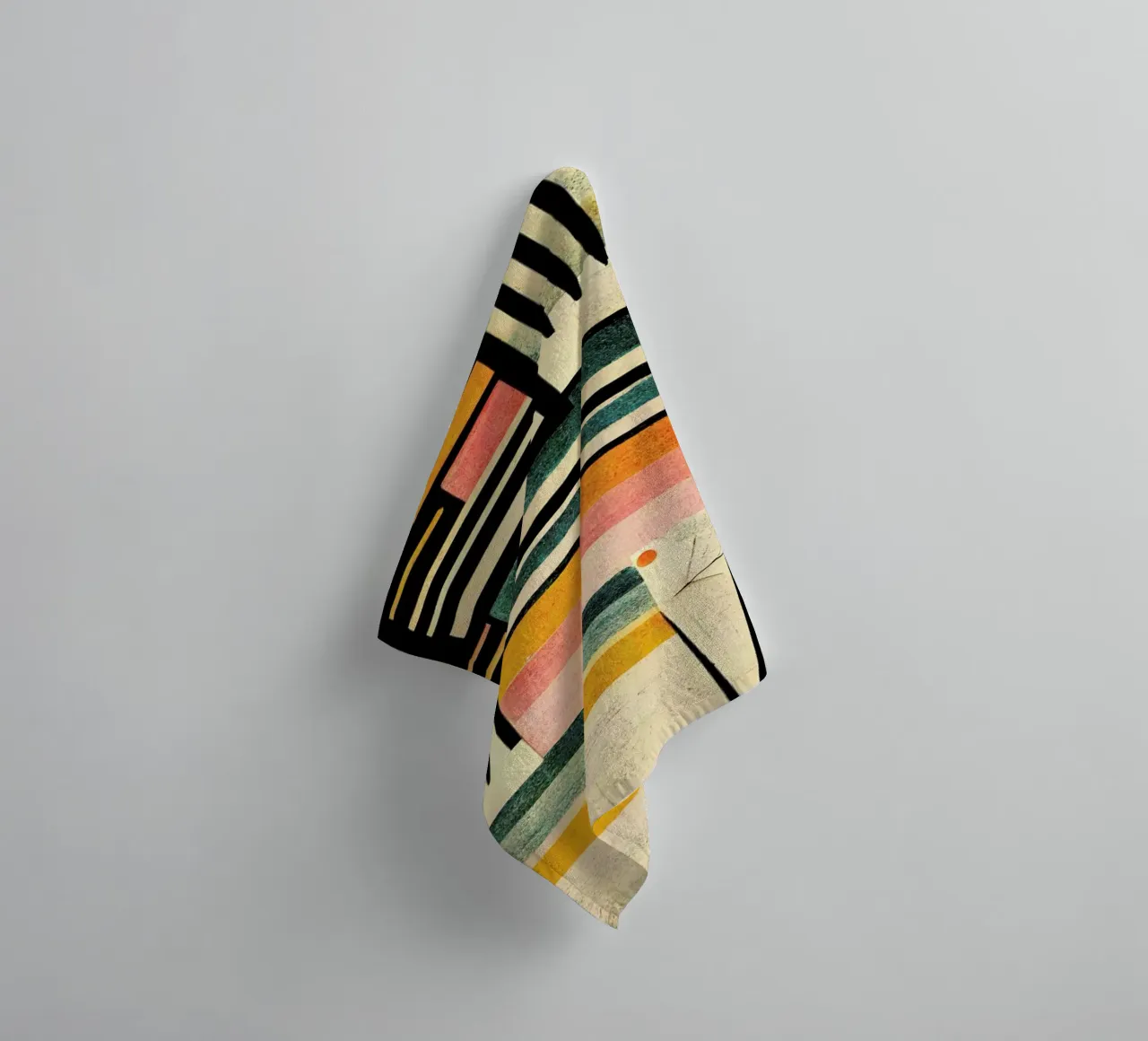 Crossed Lines Handtuch von treechild
