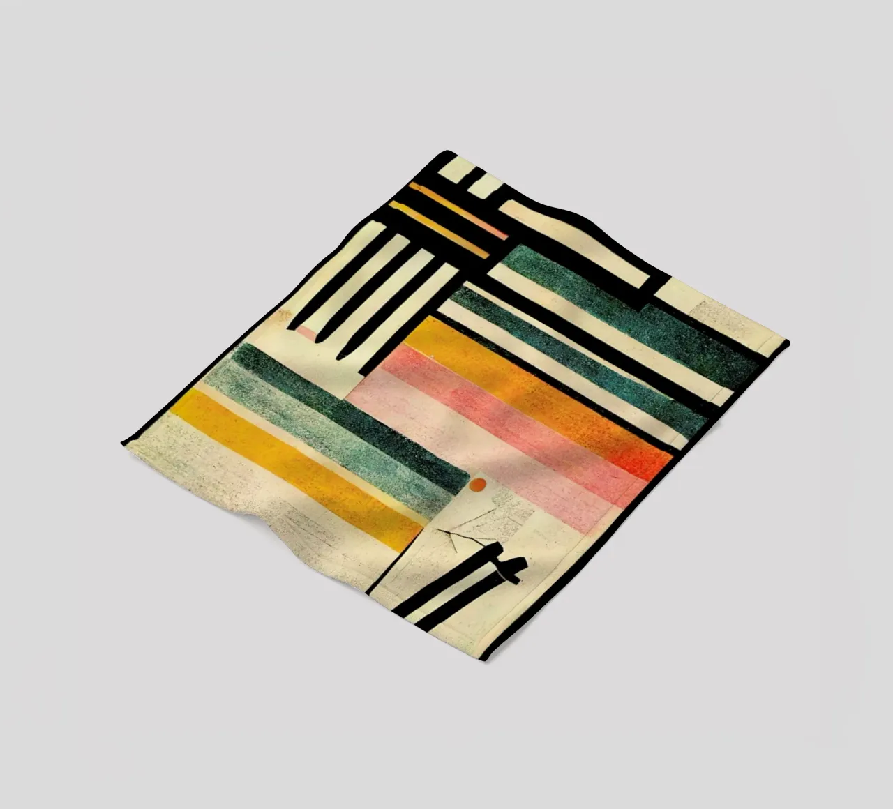 Crossed Lines coperta in pile da treechild