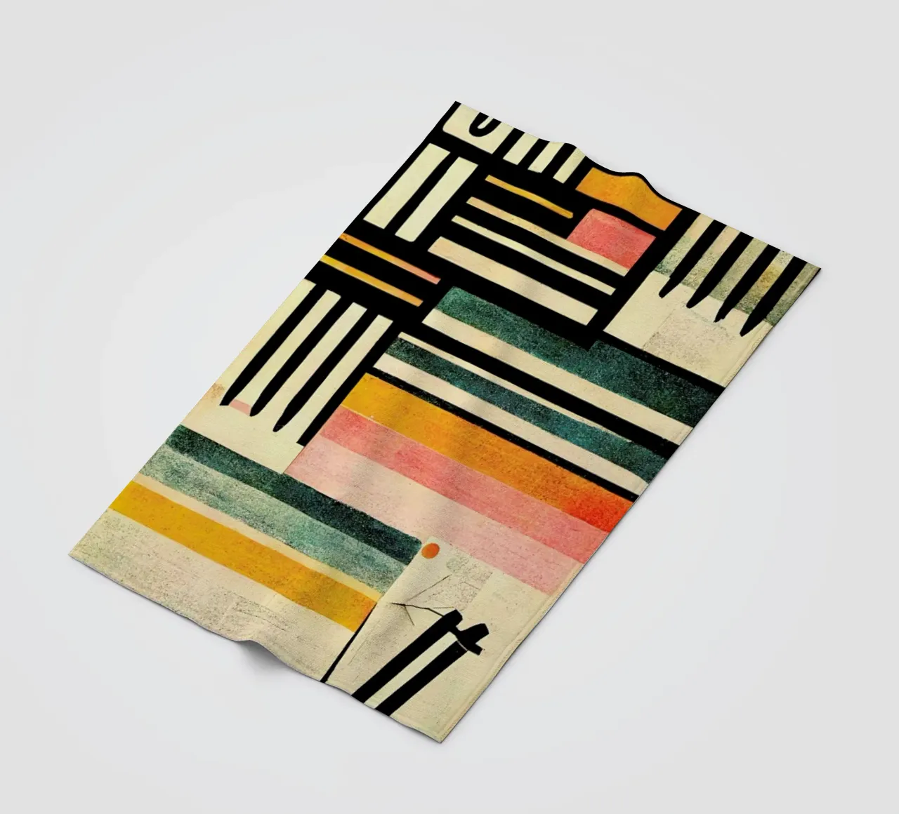 Crossed Lines coperta in pile da treechild
