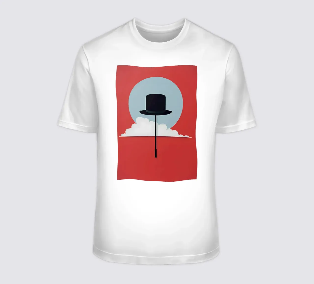 The Bowler and the Cloud t-shirt da Attaboy Dsgn