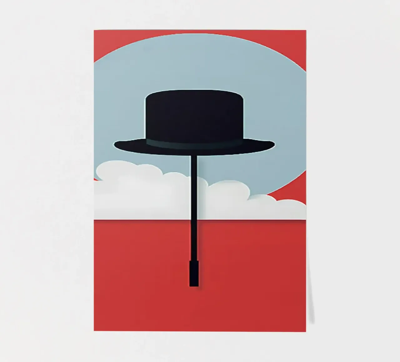 The Bowler and the Cloud sticker sheet by Attaboy Dsgn