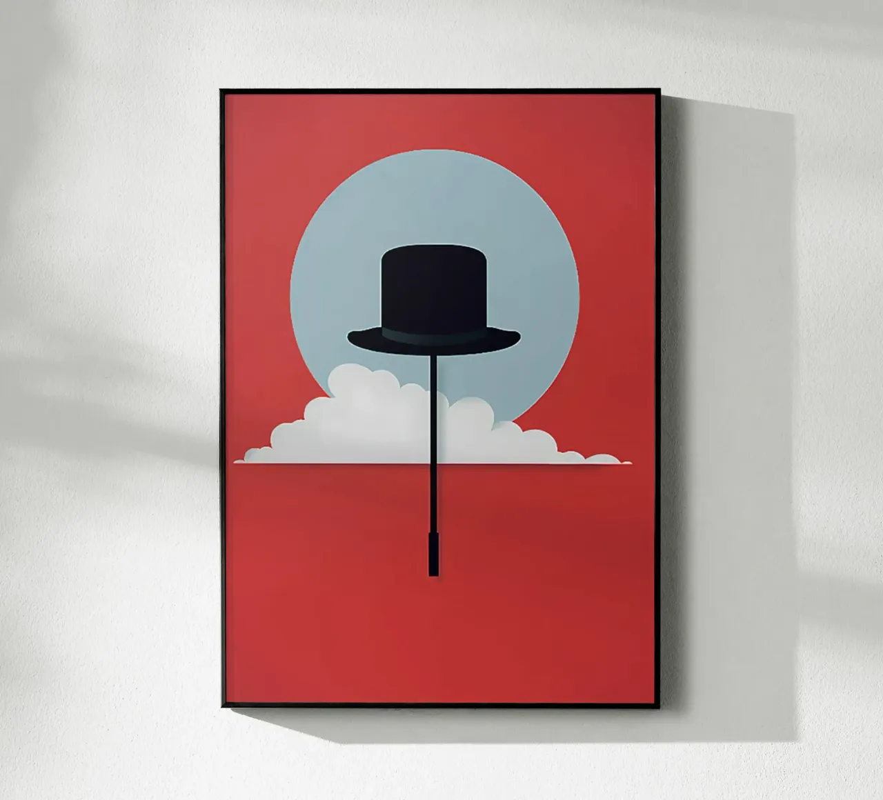 The Bowler and the Cloud plexiglass da Attaboy Dsgn