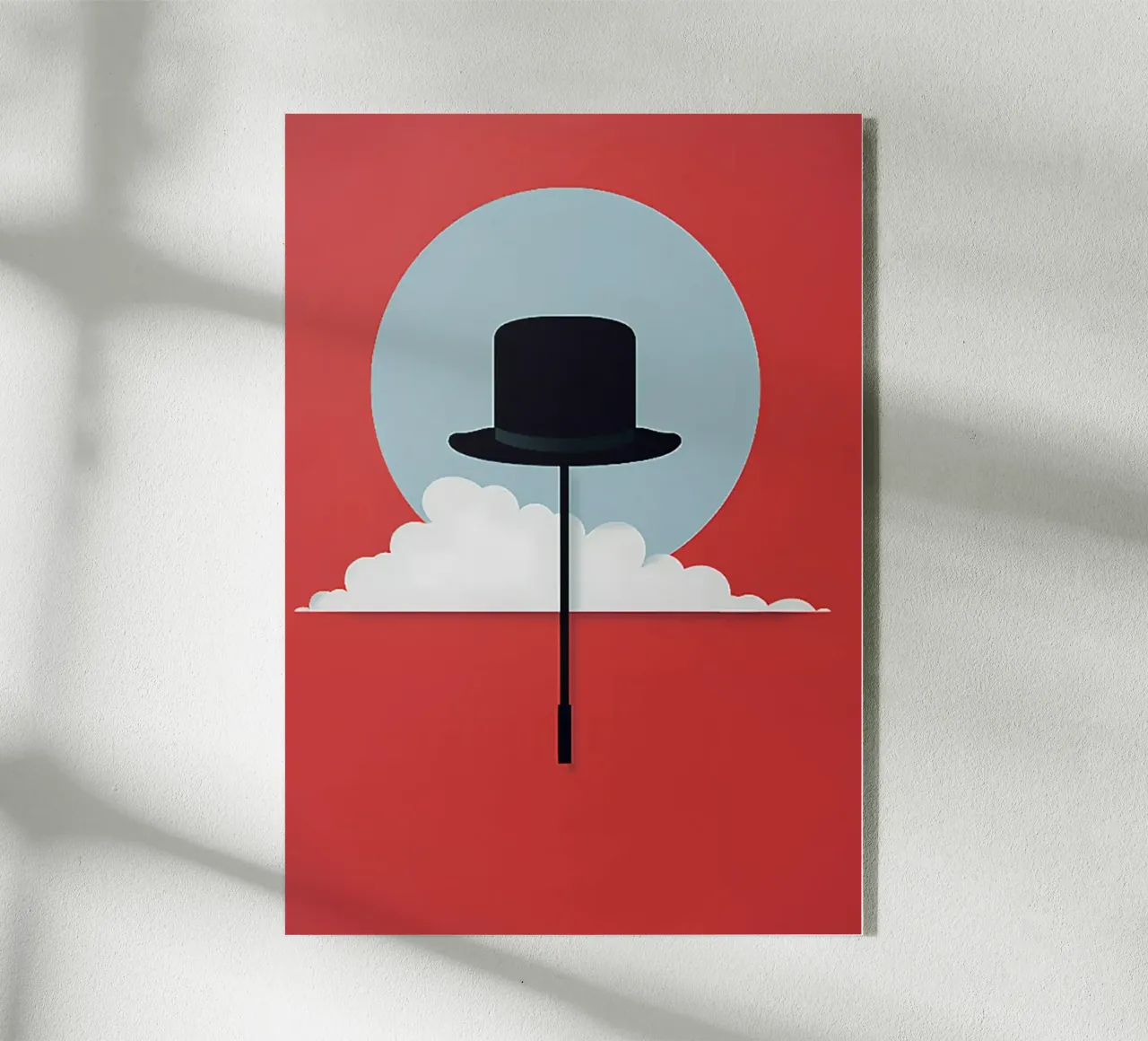 The Bowler and the Cloud plexiglass da Attaboy Dsgn