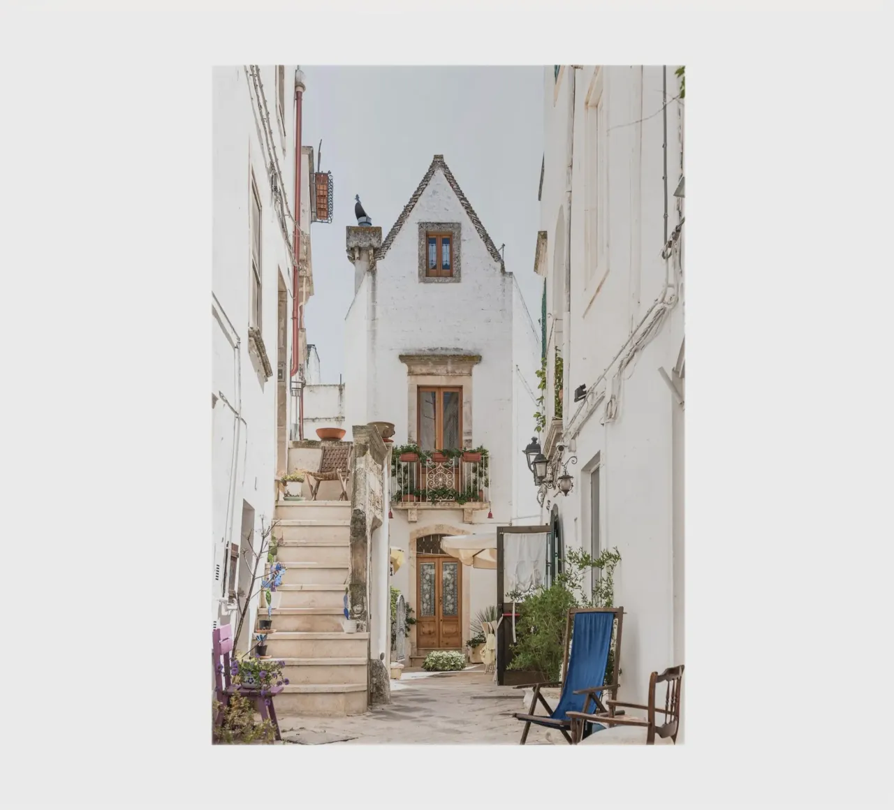 Italian alley in Apulia notebook by photolovers