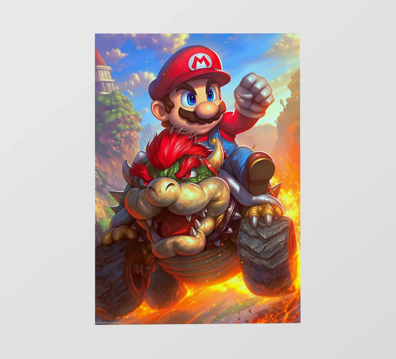 Super Mario pellicola backlit da Fleur de Lys