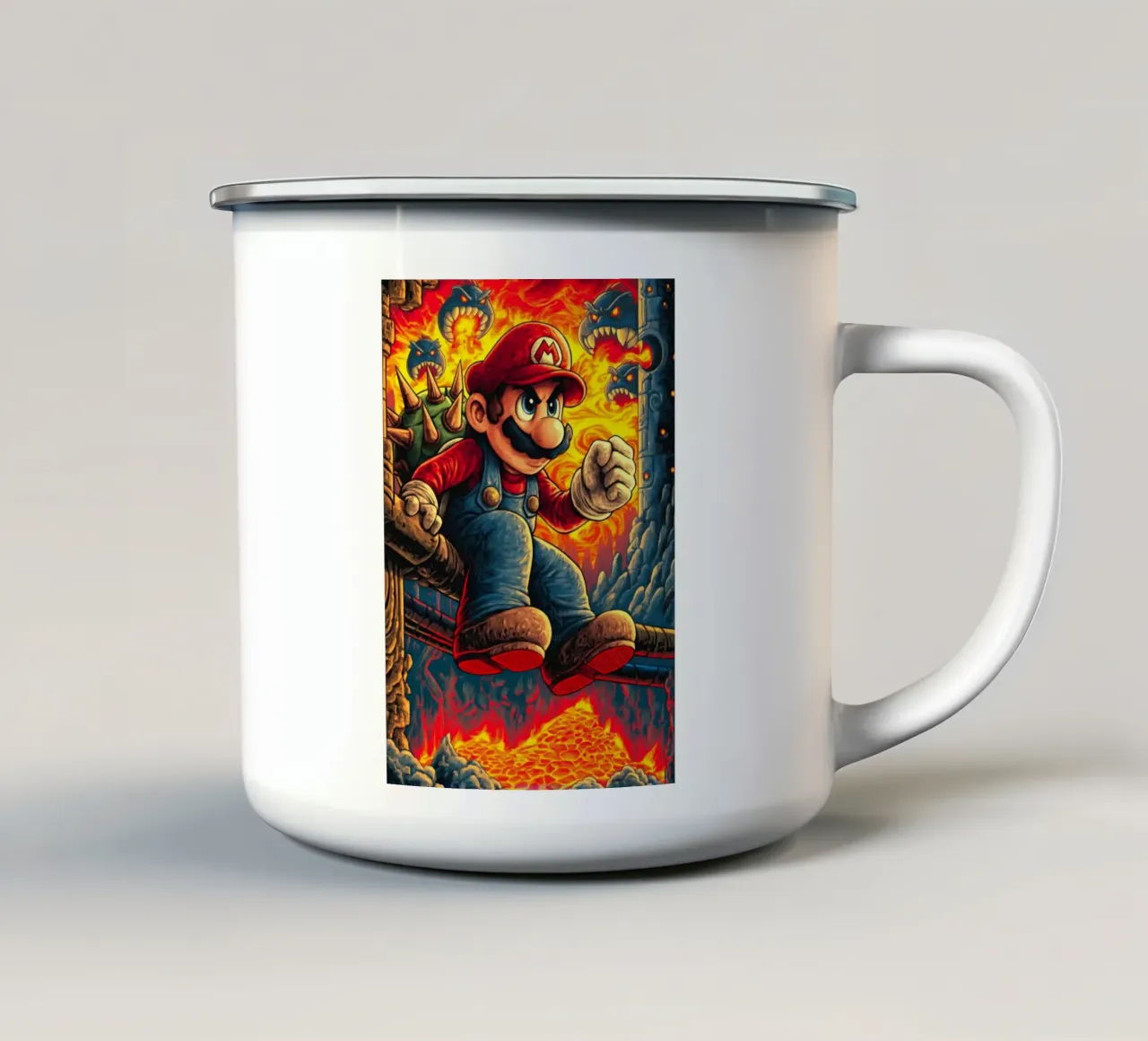 Super Mario tazza in smalto da Fleur de Lys