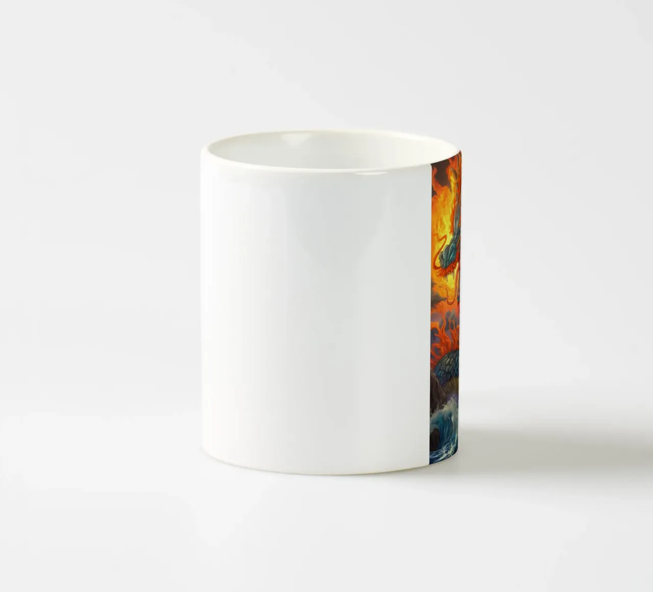 Un pezzo tazza in ceramica da Fleur de Lys