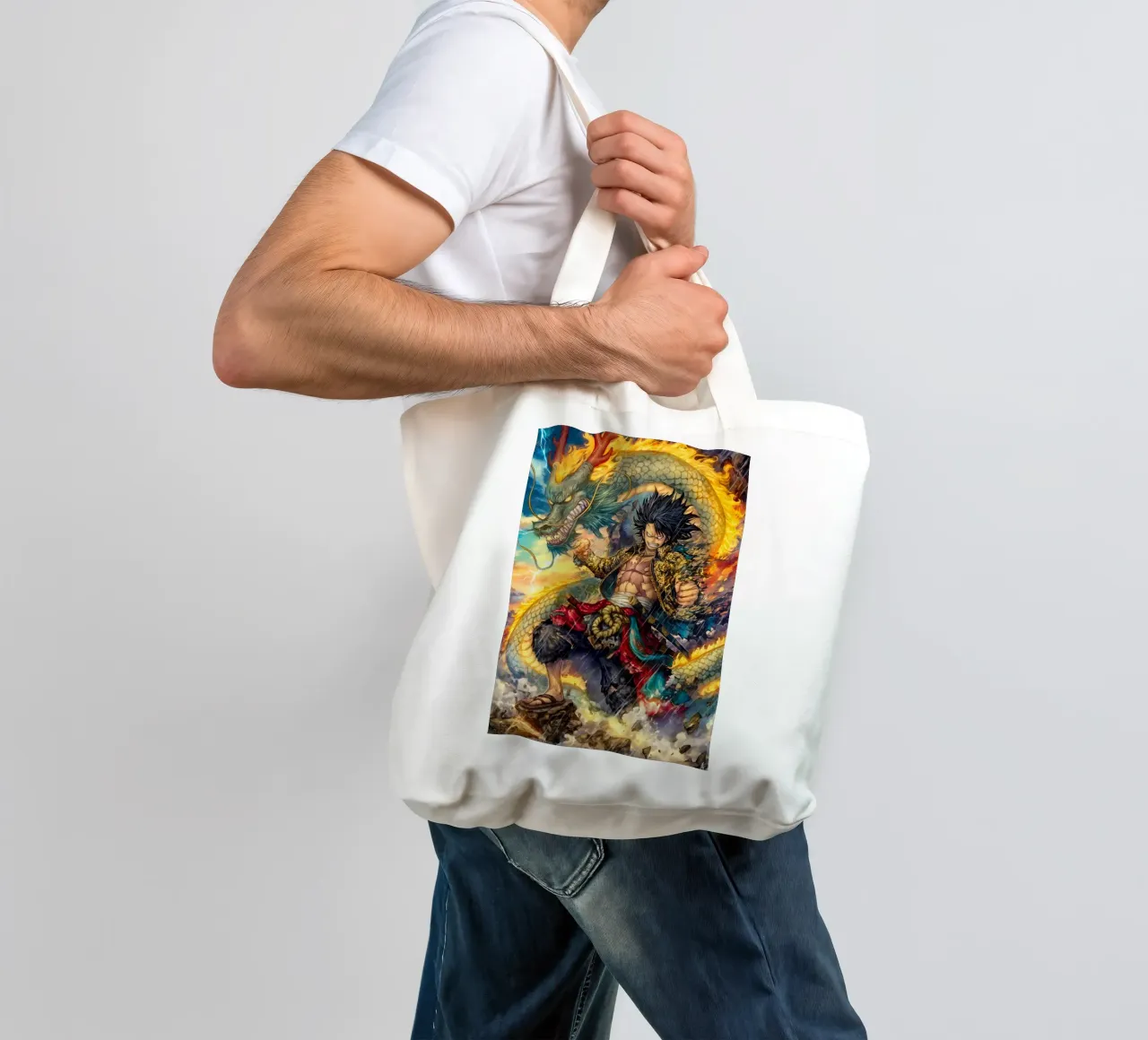 Un pezzo borsa in juta da Fleur de Lys