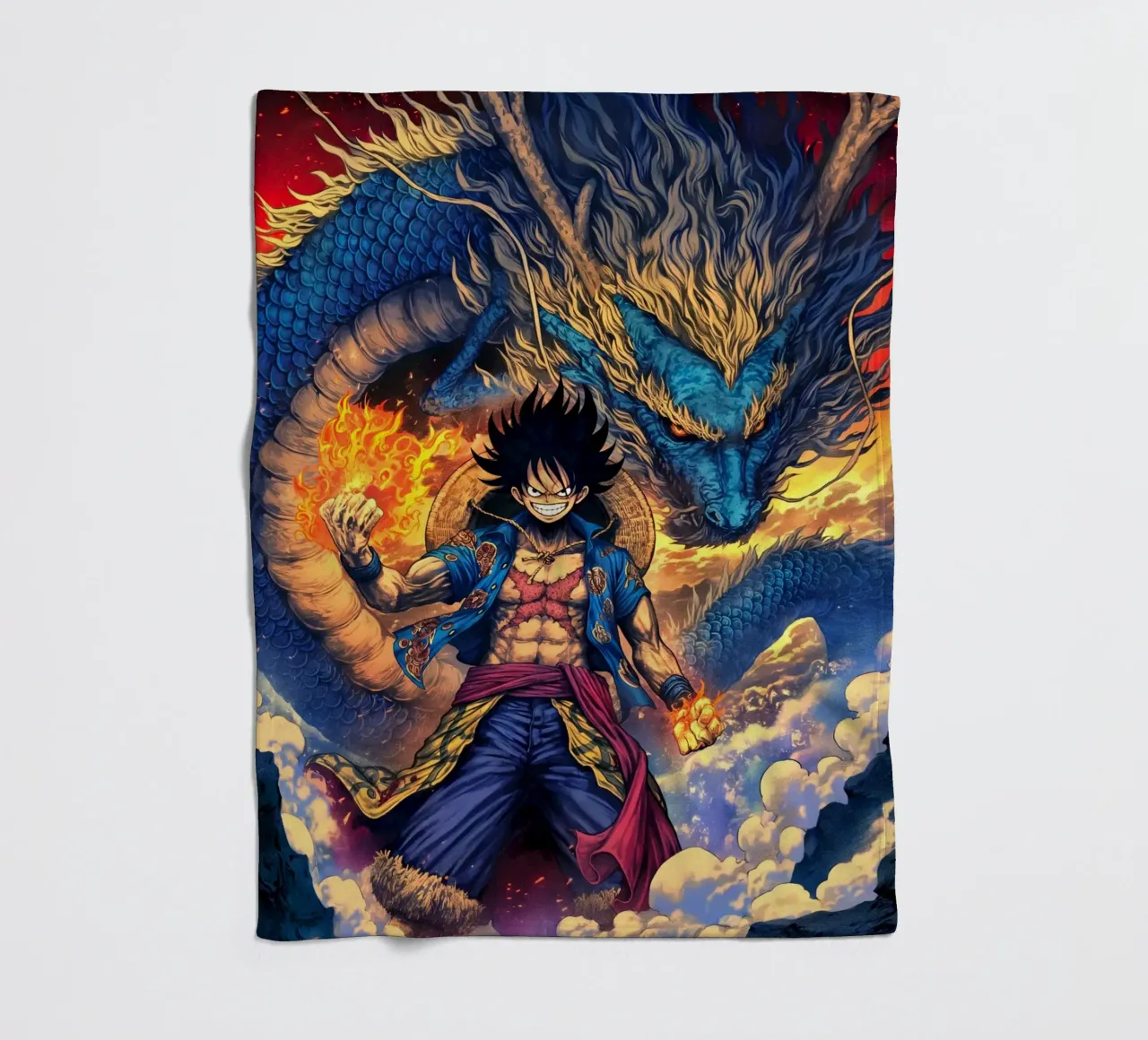 One Piece fleece blanket by Fleur de Lys