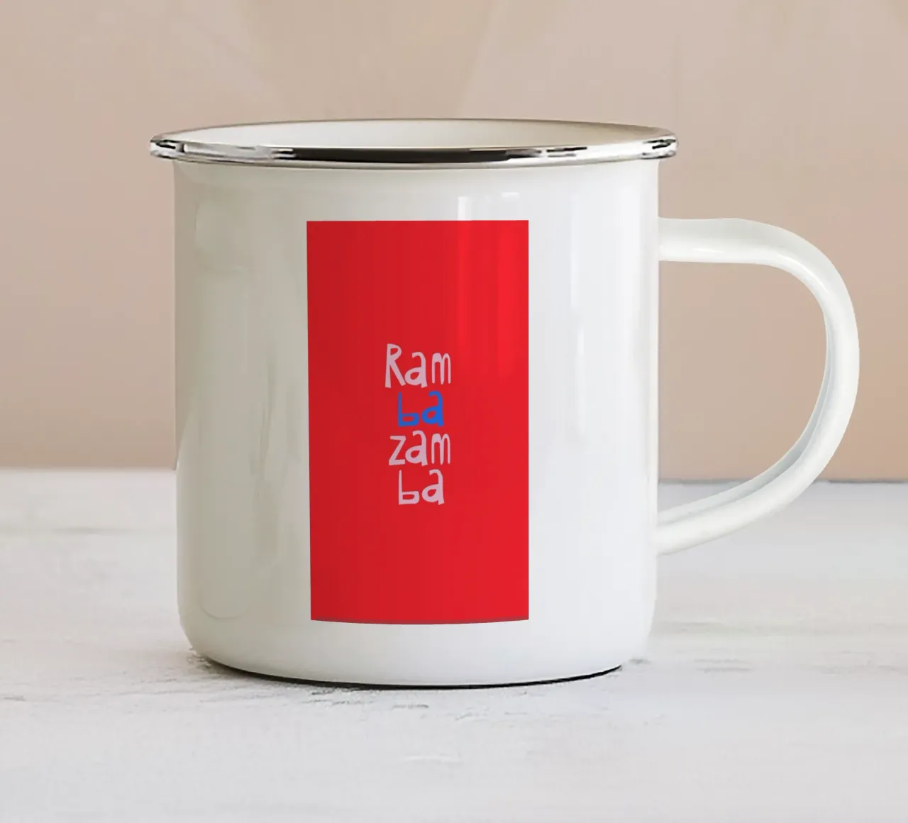 Rambazamba tazza in smalto da fraeuleinvonfuchs