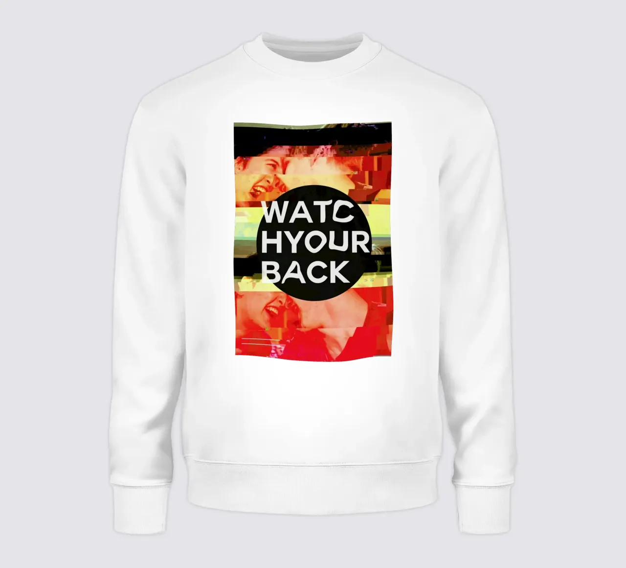 Glitch - Watch Your Back sweatshirt van Ash Nico