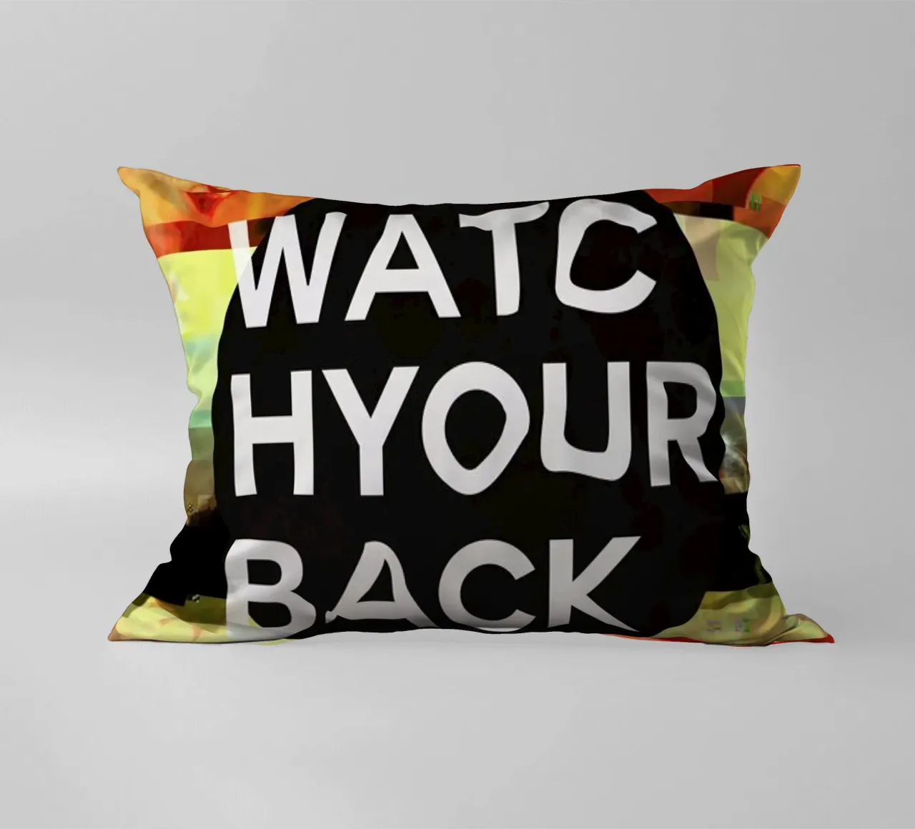 Glitch - Watch Your Back cuscino da Ash Nico