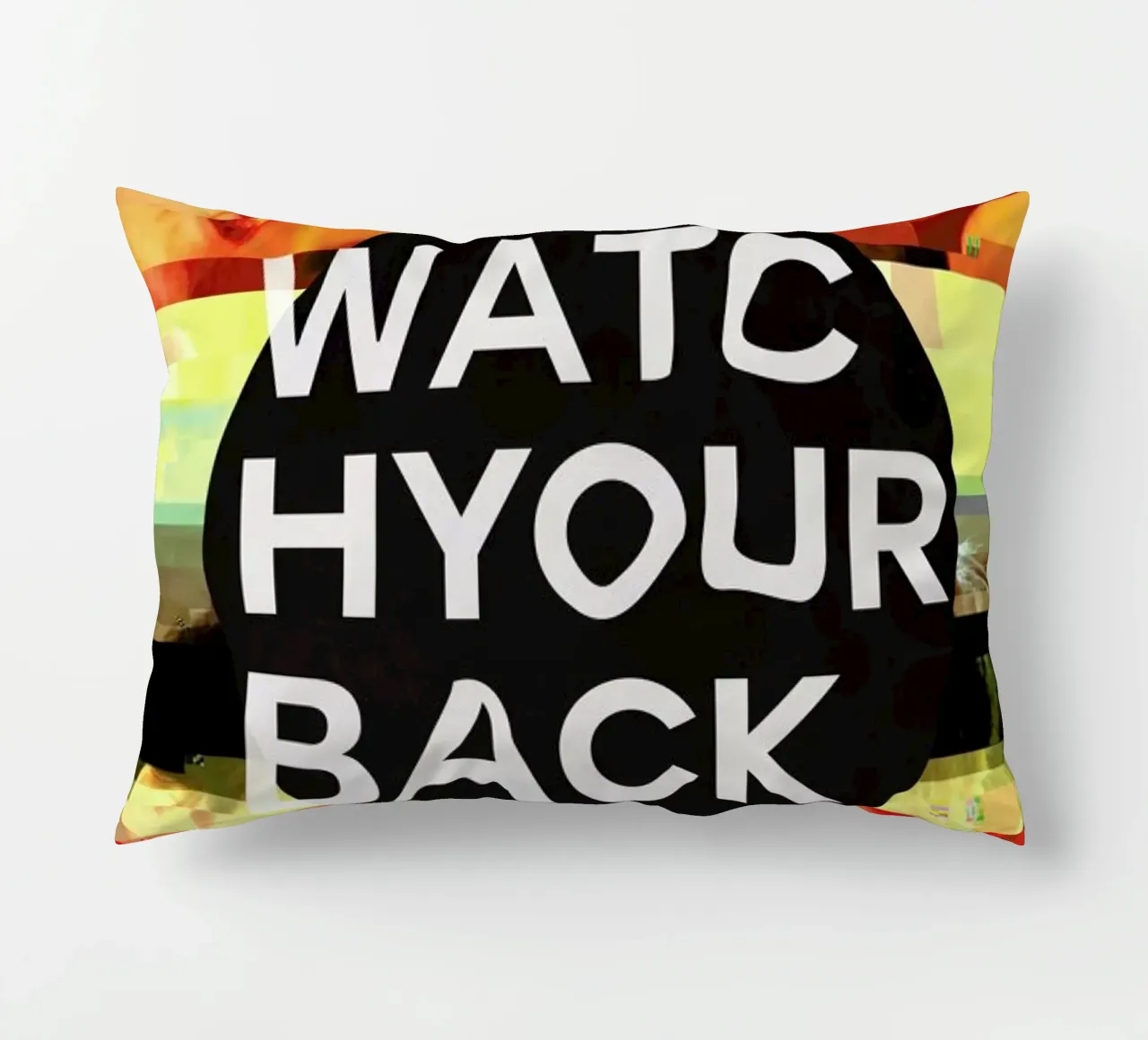 Glitch - Watch Your Back cuscino da Ash Nico