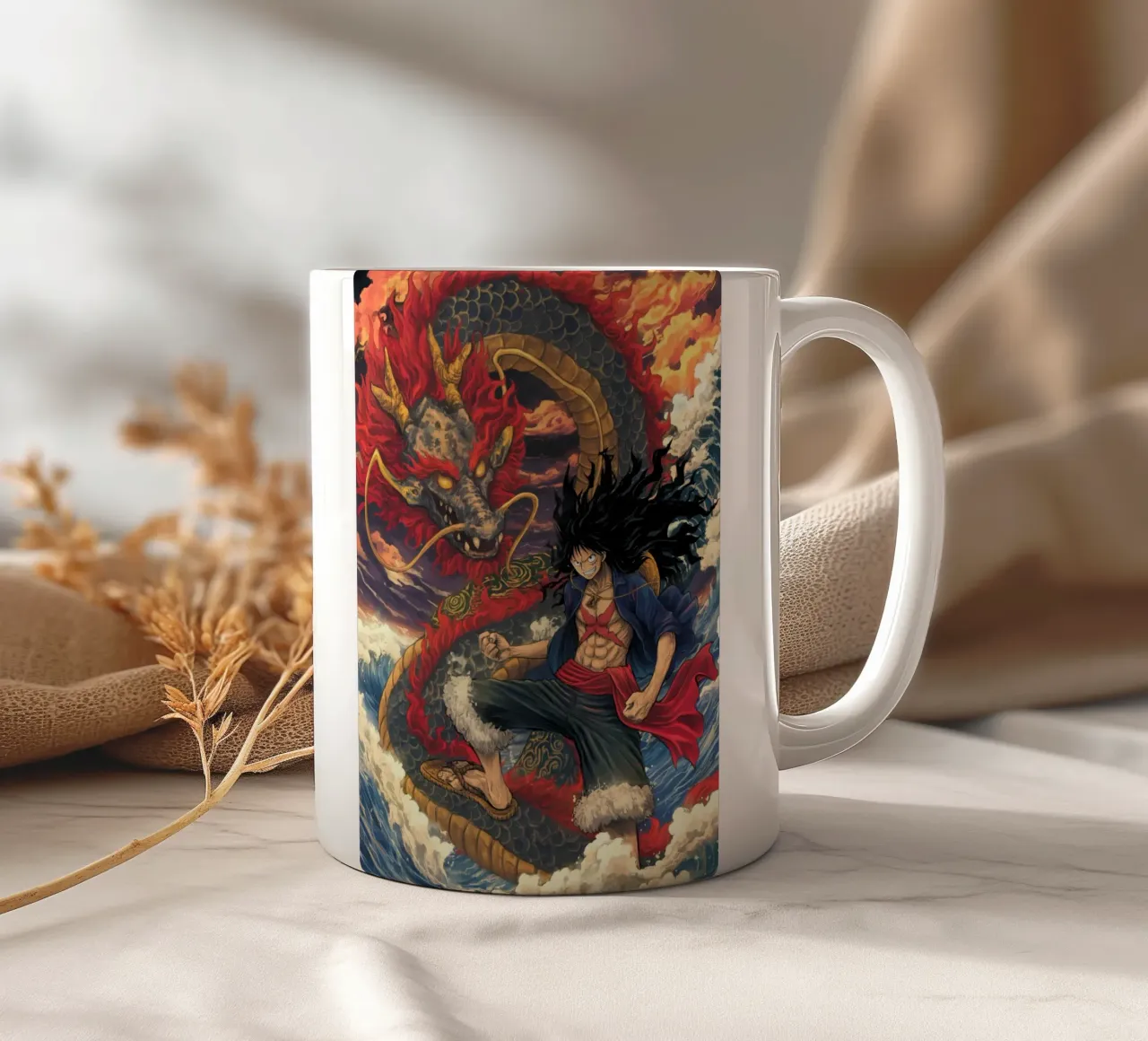 Un pezzo tazza in ceramica da Fleur de Lys