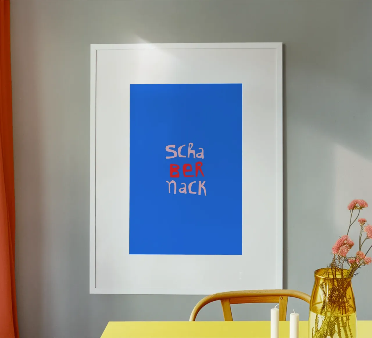 Schabernack poster con telaio in plastica da fraeuleinvonfuchs