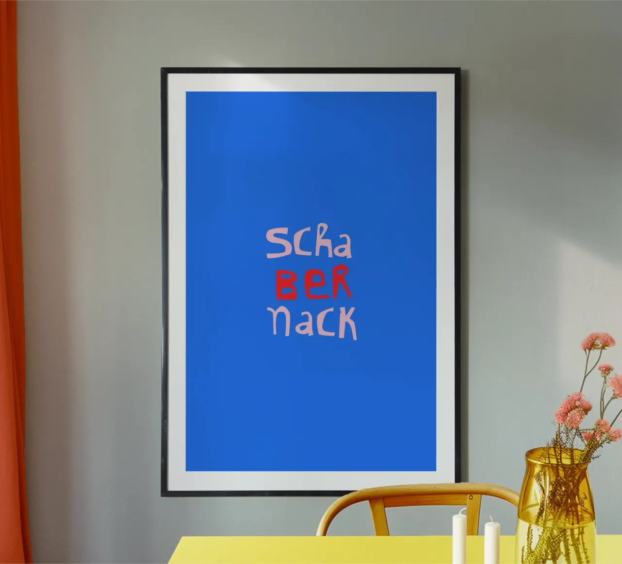 Schabernack poster con telaio in plastica da fraeuleinvonfuchs