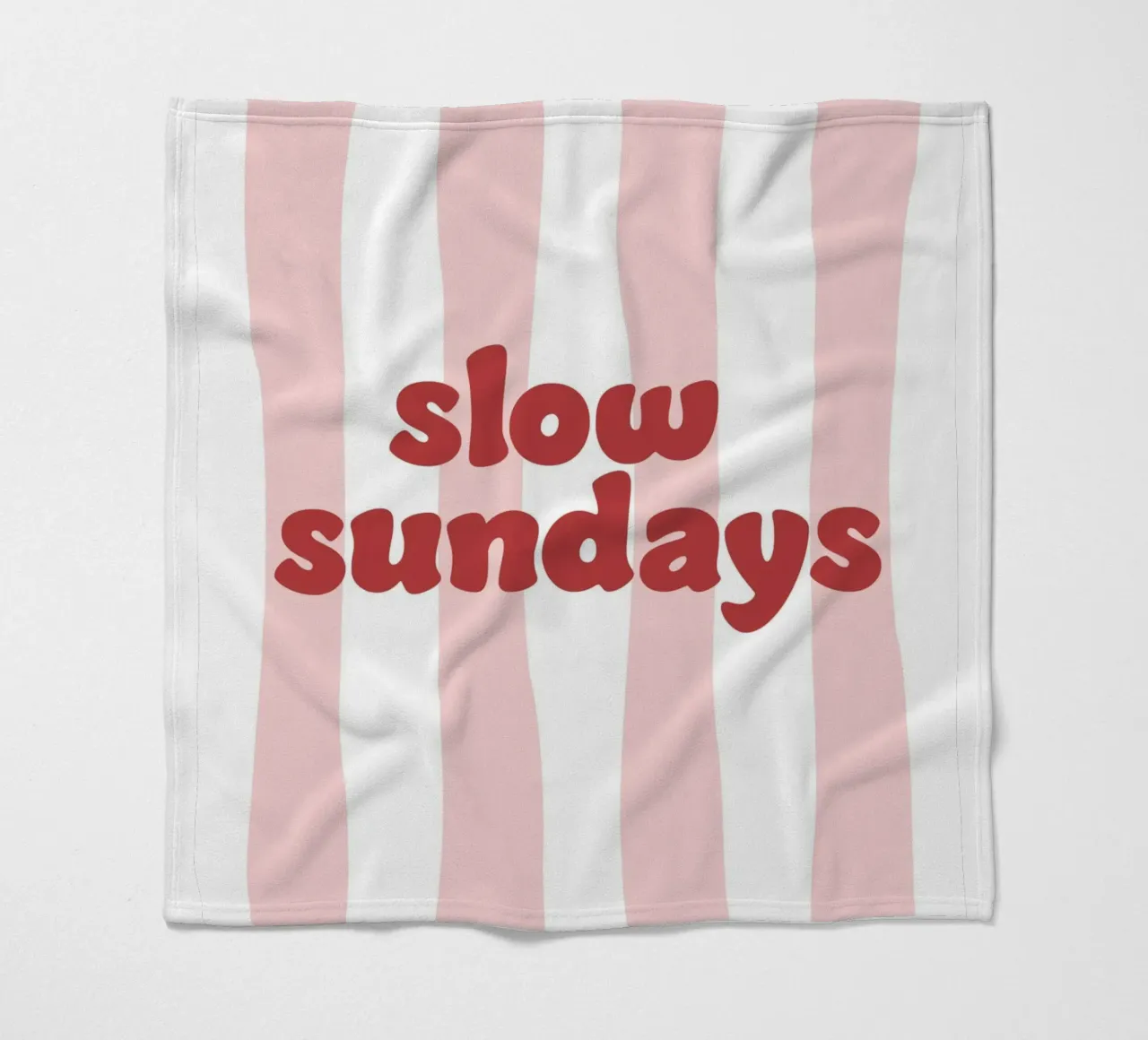 slow sundays coperta in pile da be.