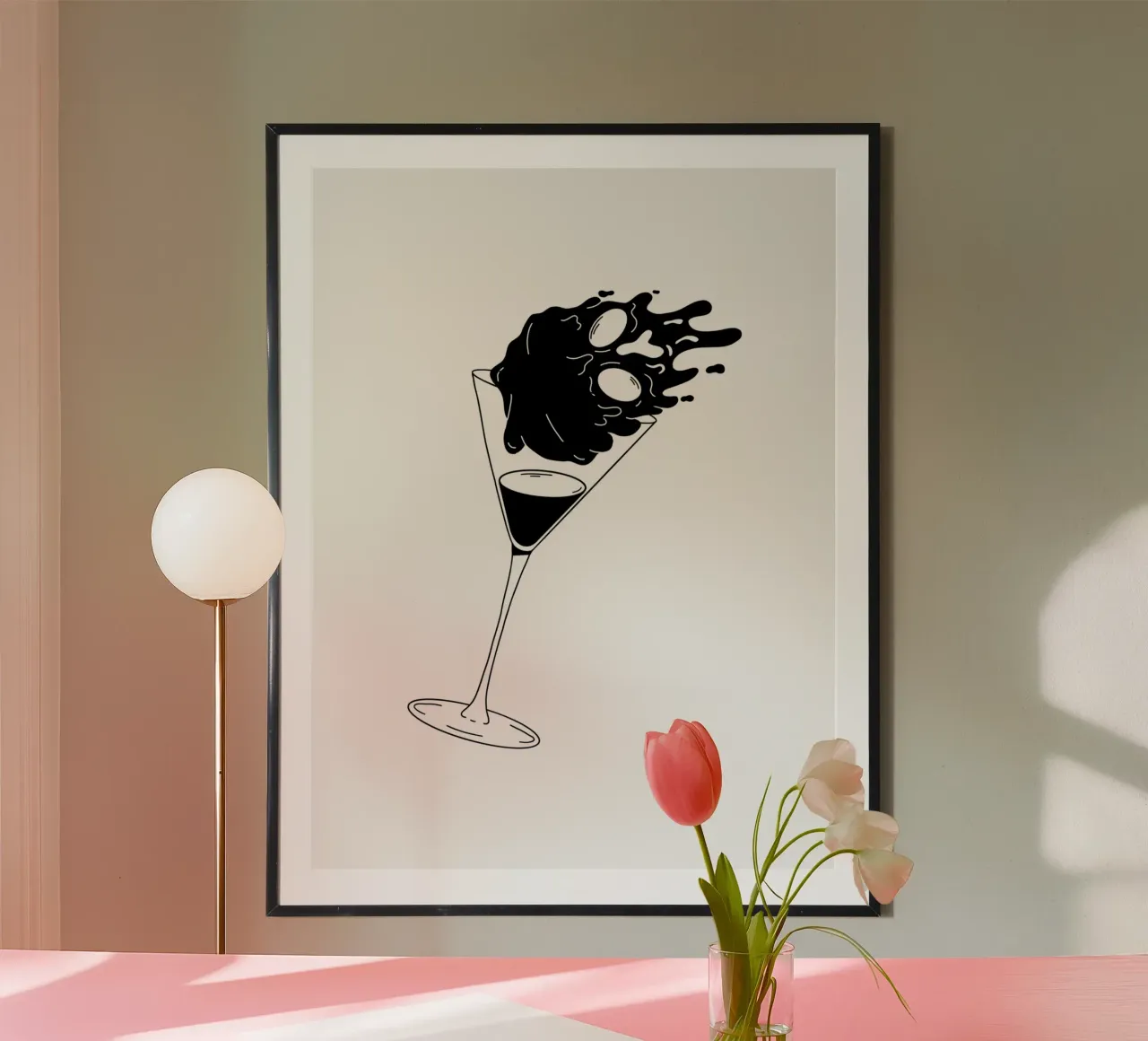 Cocktail Time poster da byh.illustration