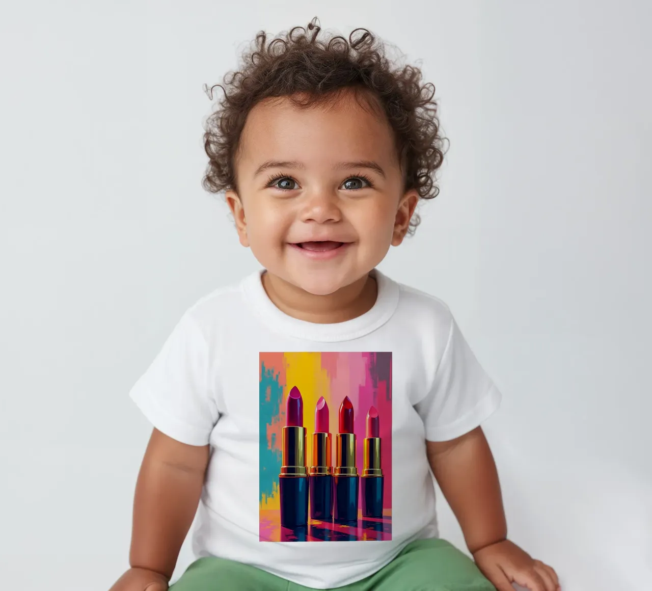 The lips, love baby t-shirt by CASTILO
