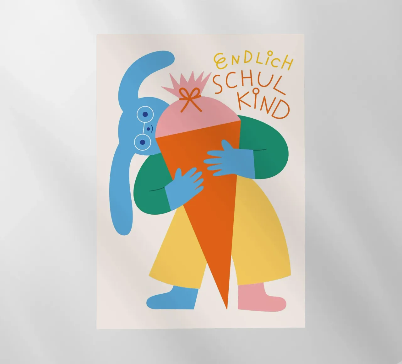 Endlich Schulkind (weiß) pellicola backlit da Susann Stefanizen