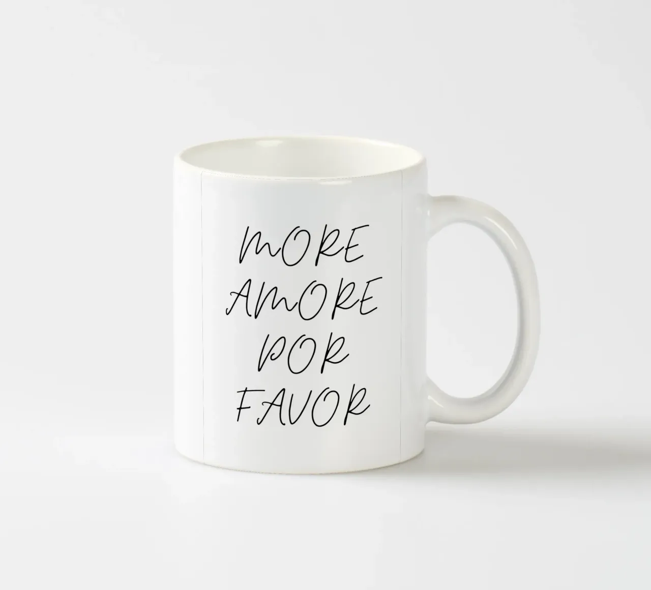 More amore por favor tazza in ceramica da typostudio