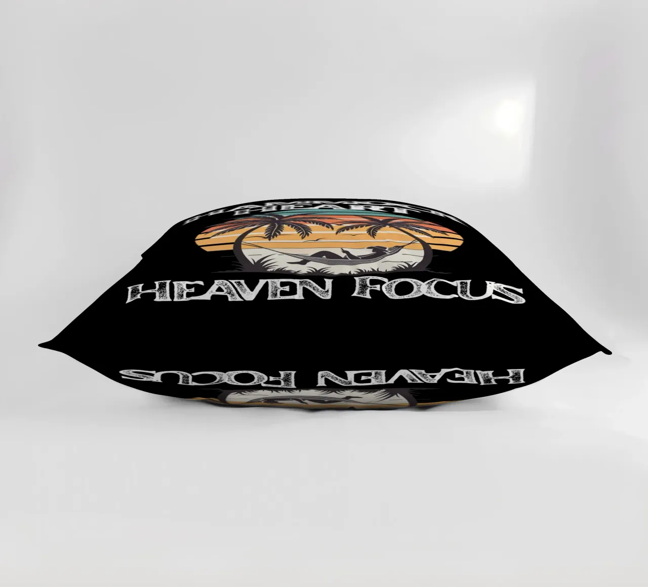 Hammock Heart, Heaven Focus Resting in Divine Peace Look Up decorative cushion by Lionandlamb
