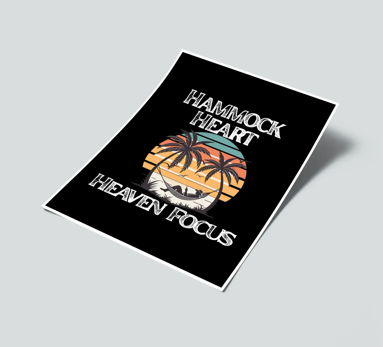 Hammock Heart, Heaven Focus Resting in Divine Peace Look Up sticker sheet by Lionandlamb