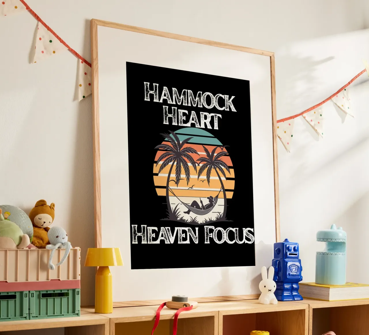 Hängemattenherz, Himmelsfokus Ruhen im göttlichen Frieden Blick nach oben Poster von Lionandlamb