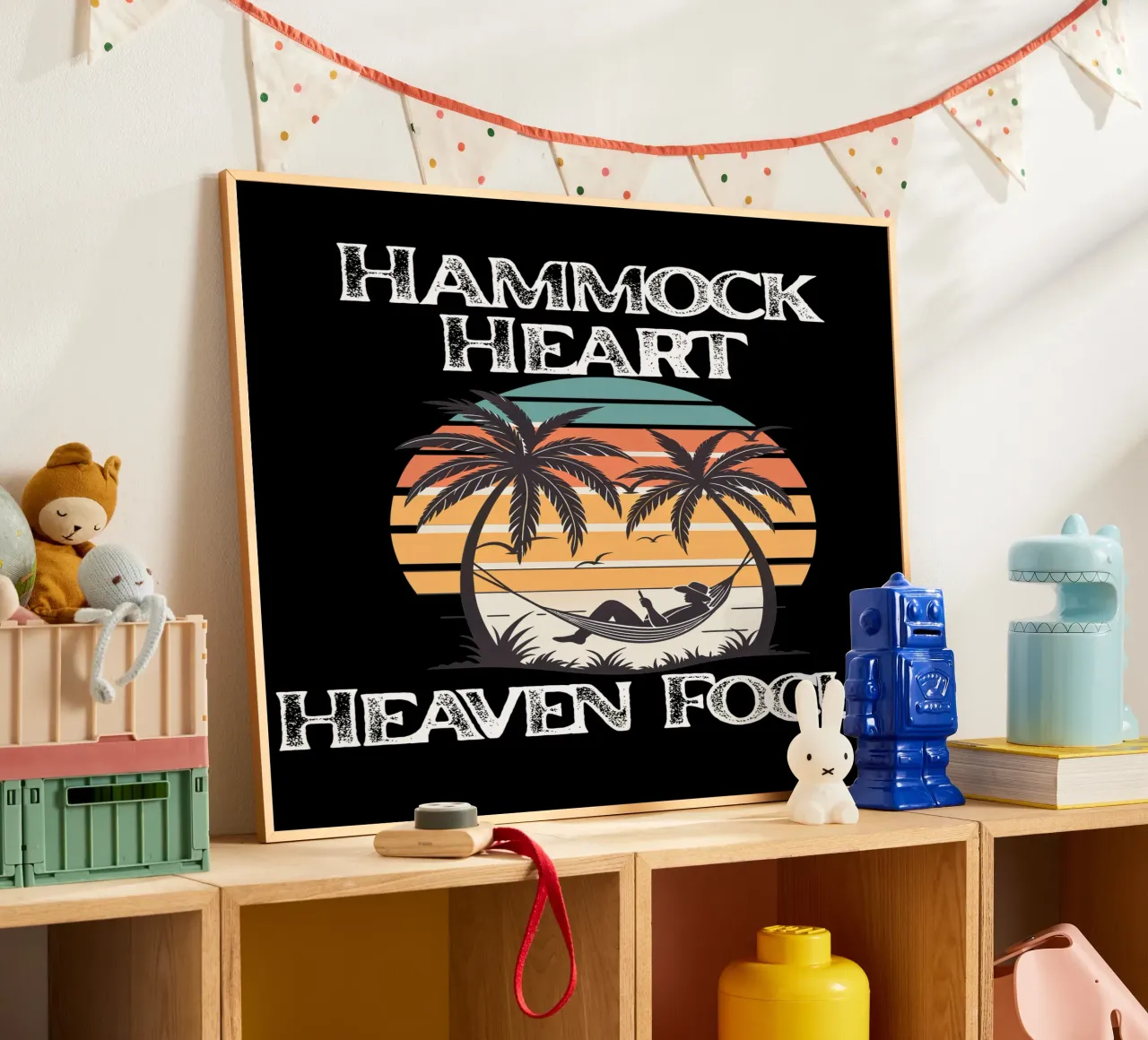 Hängemattenherz, Himmelsfokus Ruhen im göttlichen Frieden Blick nach oben Poster von Lionandlamb