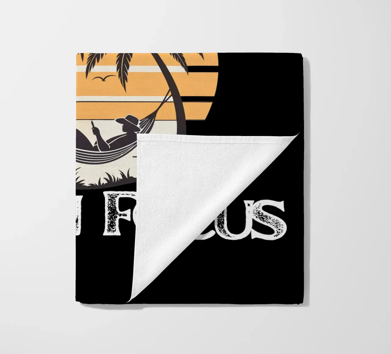 Hammock Heart, Heaven Focus Resting in Divine Peace Look Up beach towel by Lionandlamb