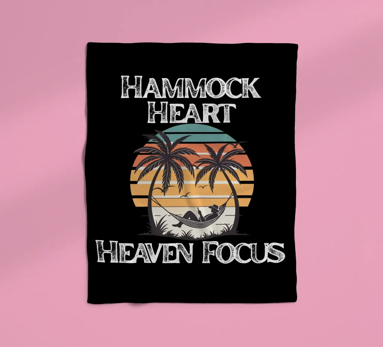 Hammock Heart, Heaven Focus Resting in Divine Peace Look Up fleece blanket by Lionandlamb