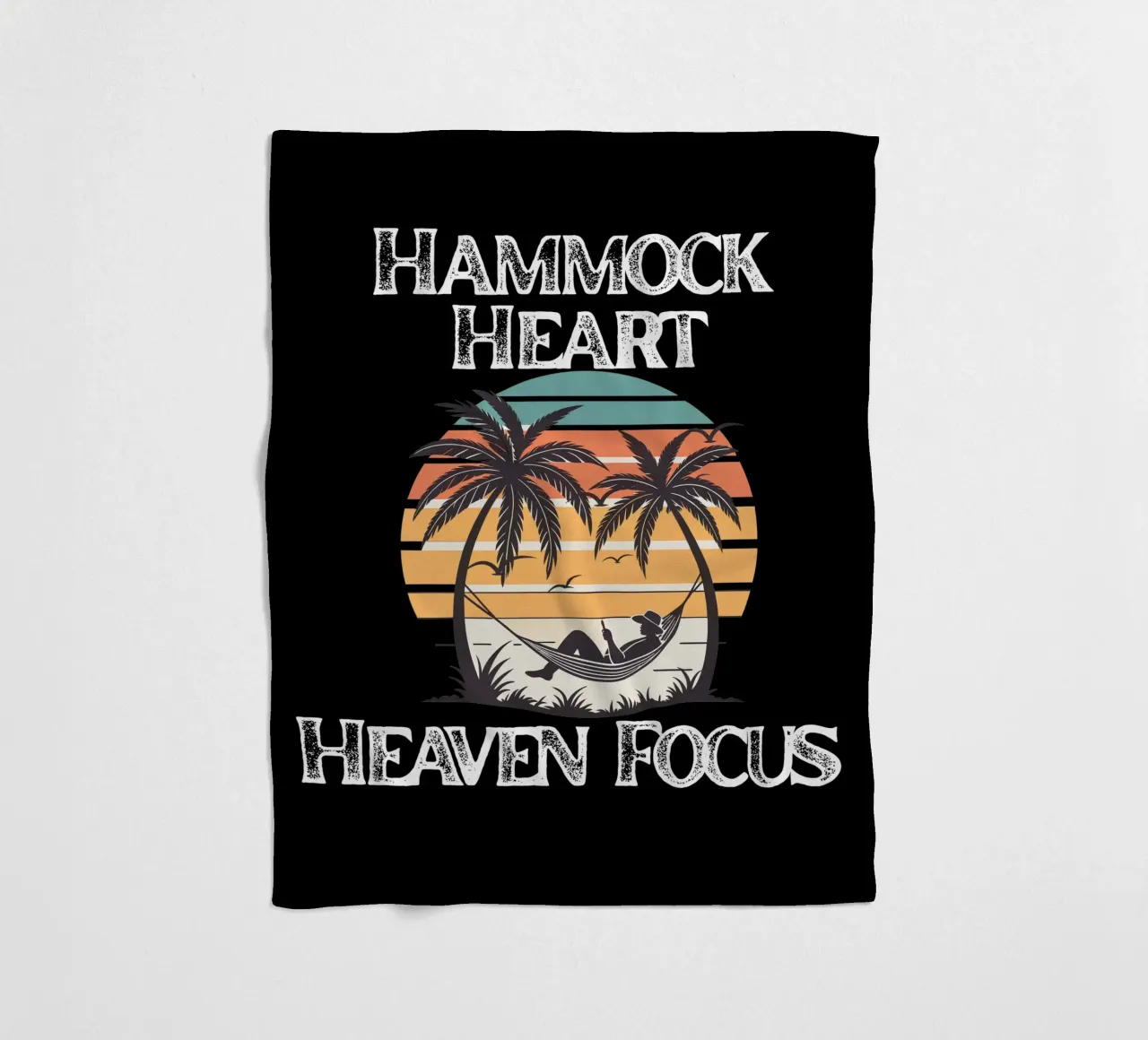 Hammock Heart, Heaven Focus Resting in Divine Peace Look Up fleece blanket by Lionandlamb