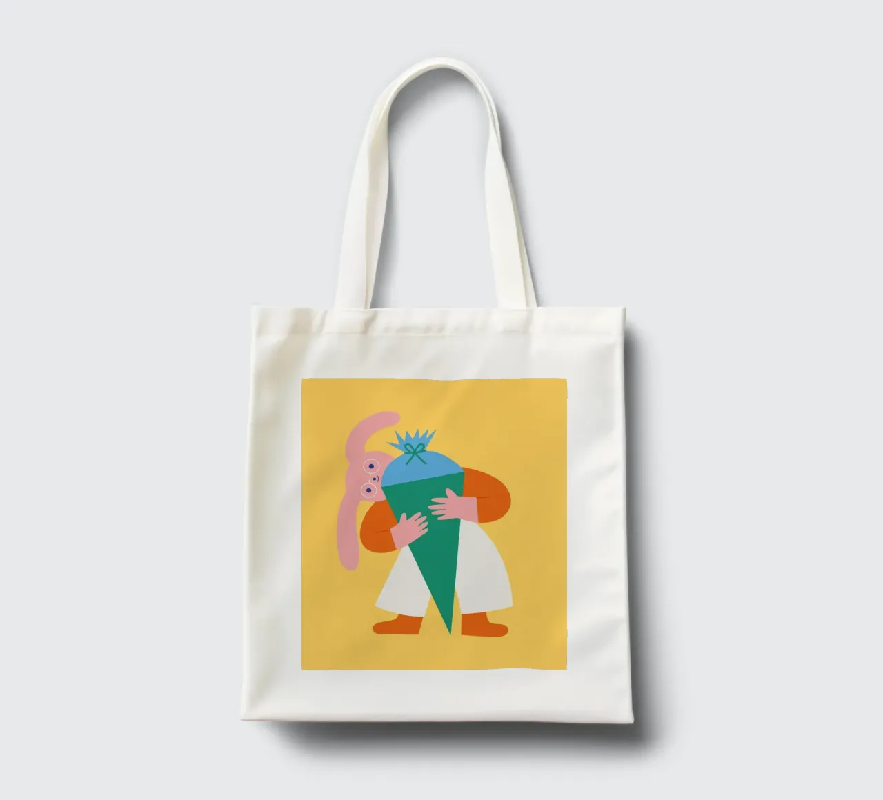 Finalmente uno scolaro (giallo) borsa in juta da Susann Stefanizen
