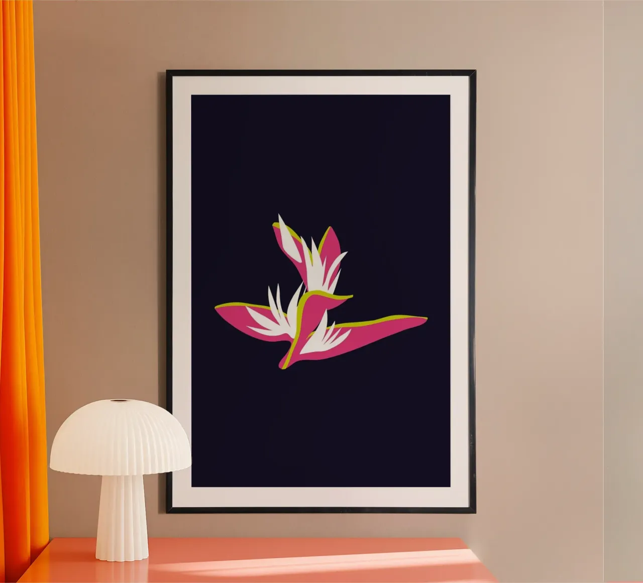 Heliconia Illo Study poster da Mariery Young