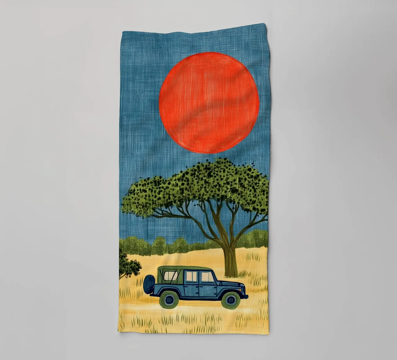 Jeep Safari asciugamano da bagno da Curious Canvas