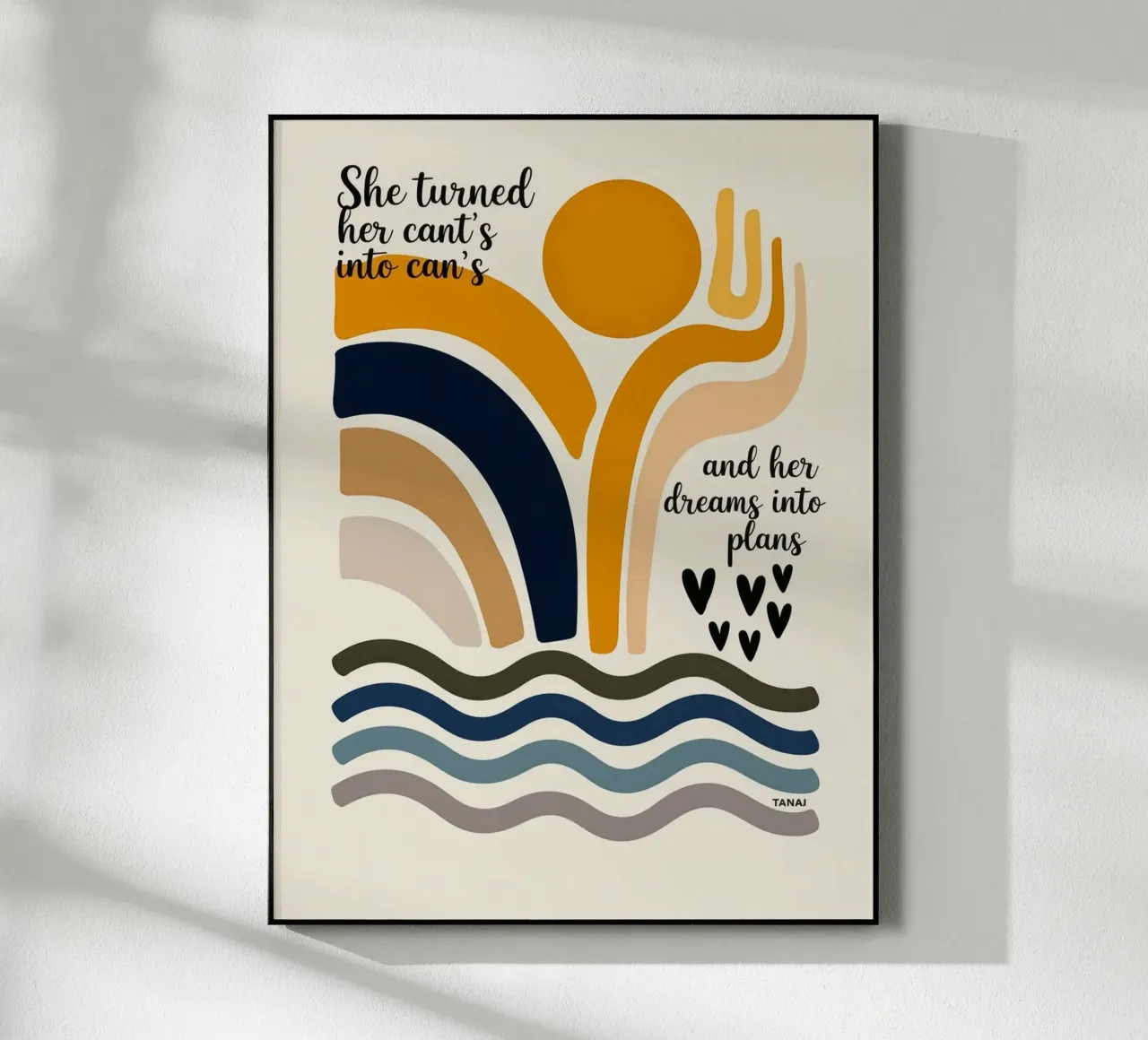 She can acrylic glass by 20 Farben