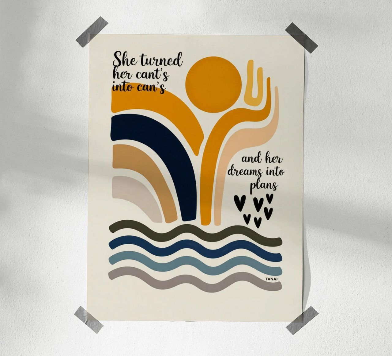 She can Poster von 20 Farben