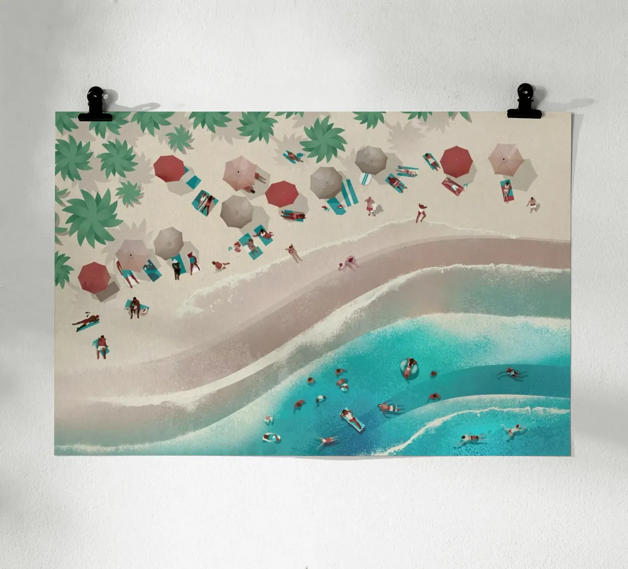 The Beach poster da Dieter Braun