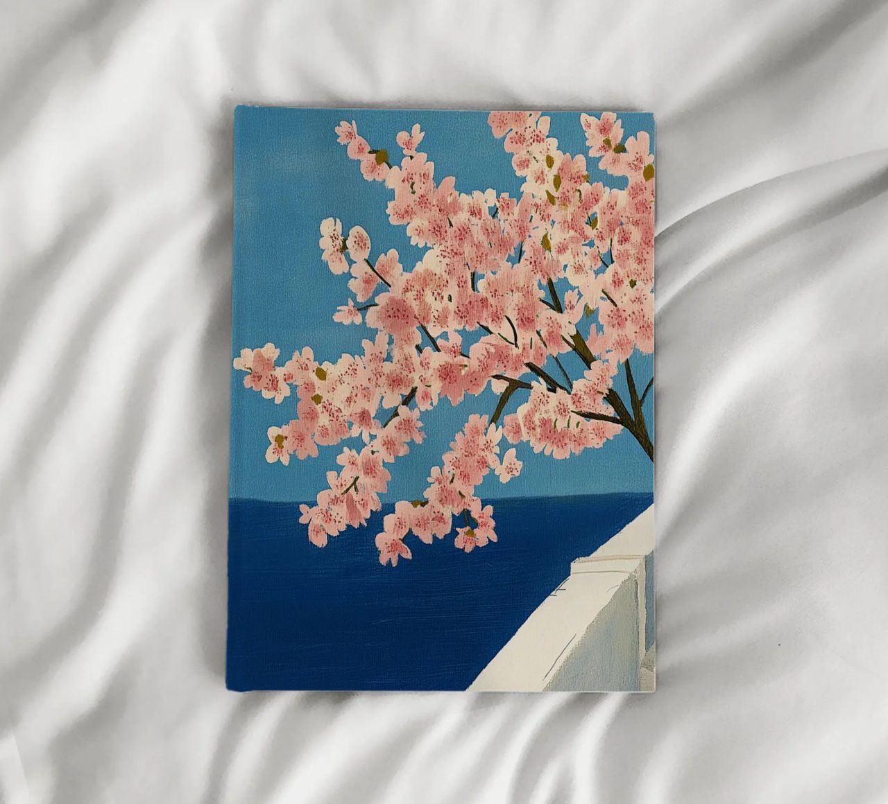 Vue sur Santorin carnet de notes de Curious Canvas