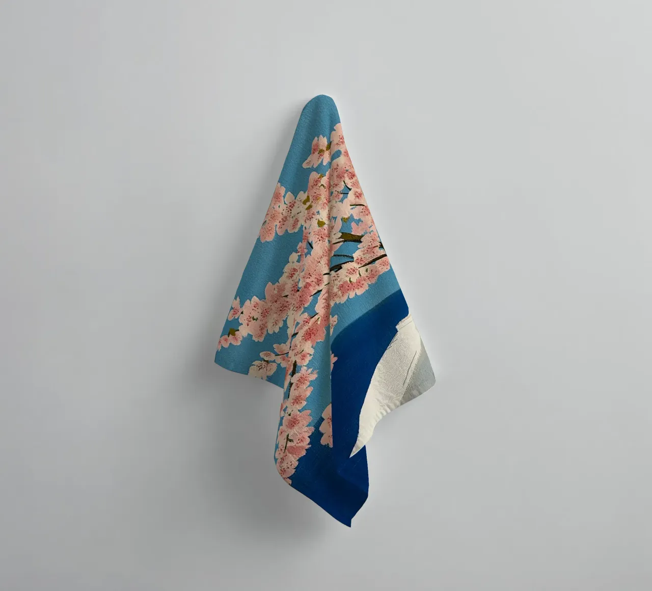 View of Santorini towel by Curious Canvas