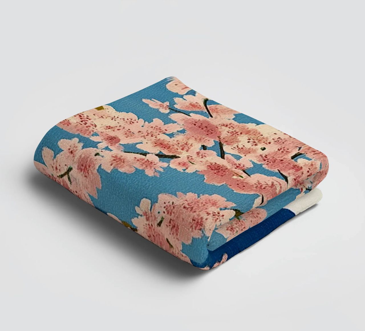 Vue sur Santorin serviette de bain de Curious Canvas