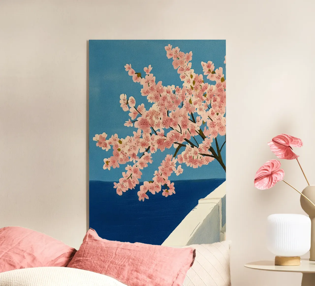 Vue sur Santorin plexiglas de Curious Canvas