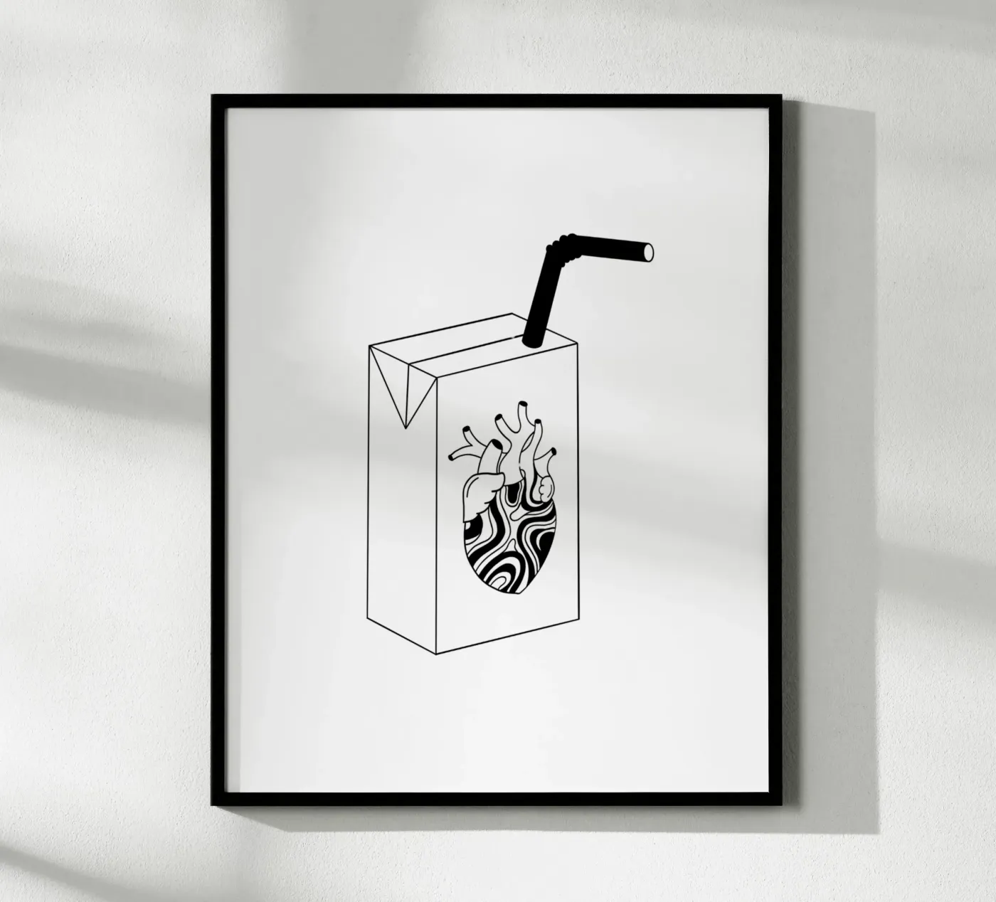 Juicy Heart poster da byh.illustration