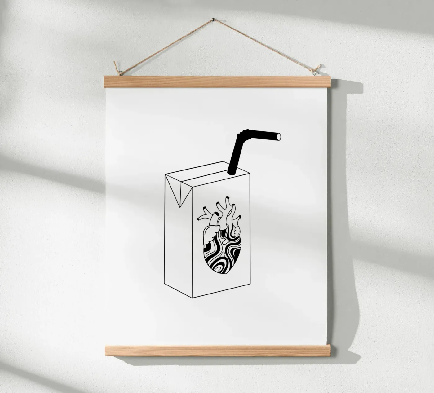 Juicy Heart poster da byh.illustration
