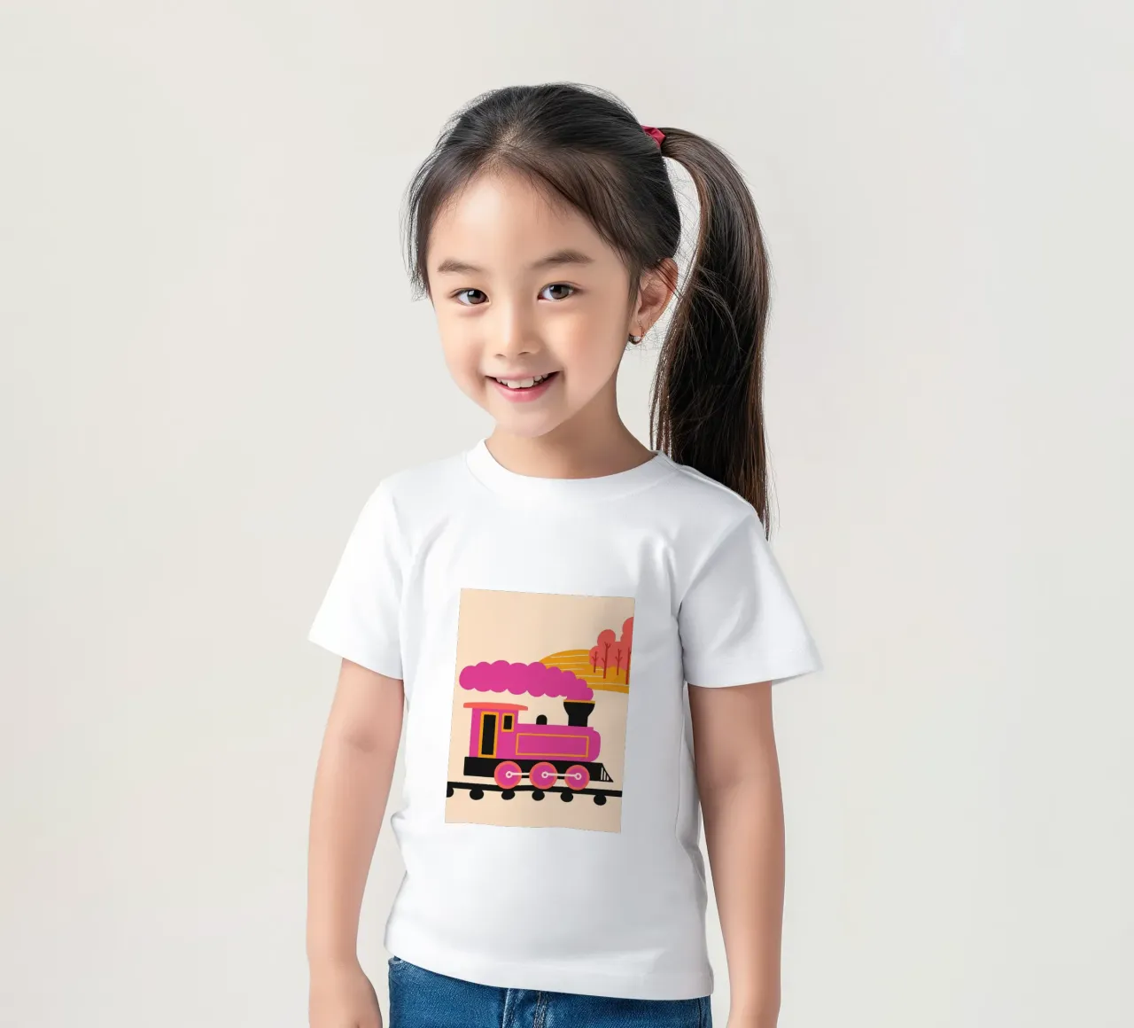 Treno t-shirt bambini da TRENDY POSTER SHOP