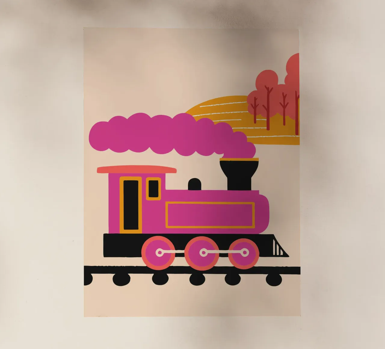 Train pellicola backlit da TRENDY POSTER SHOP