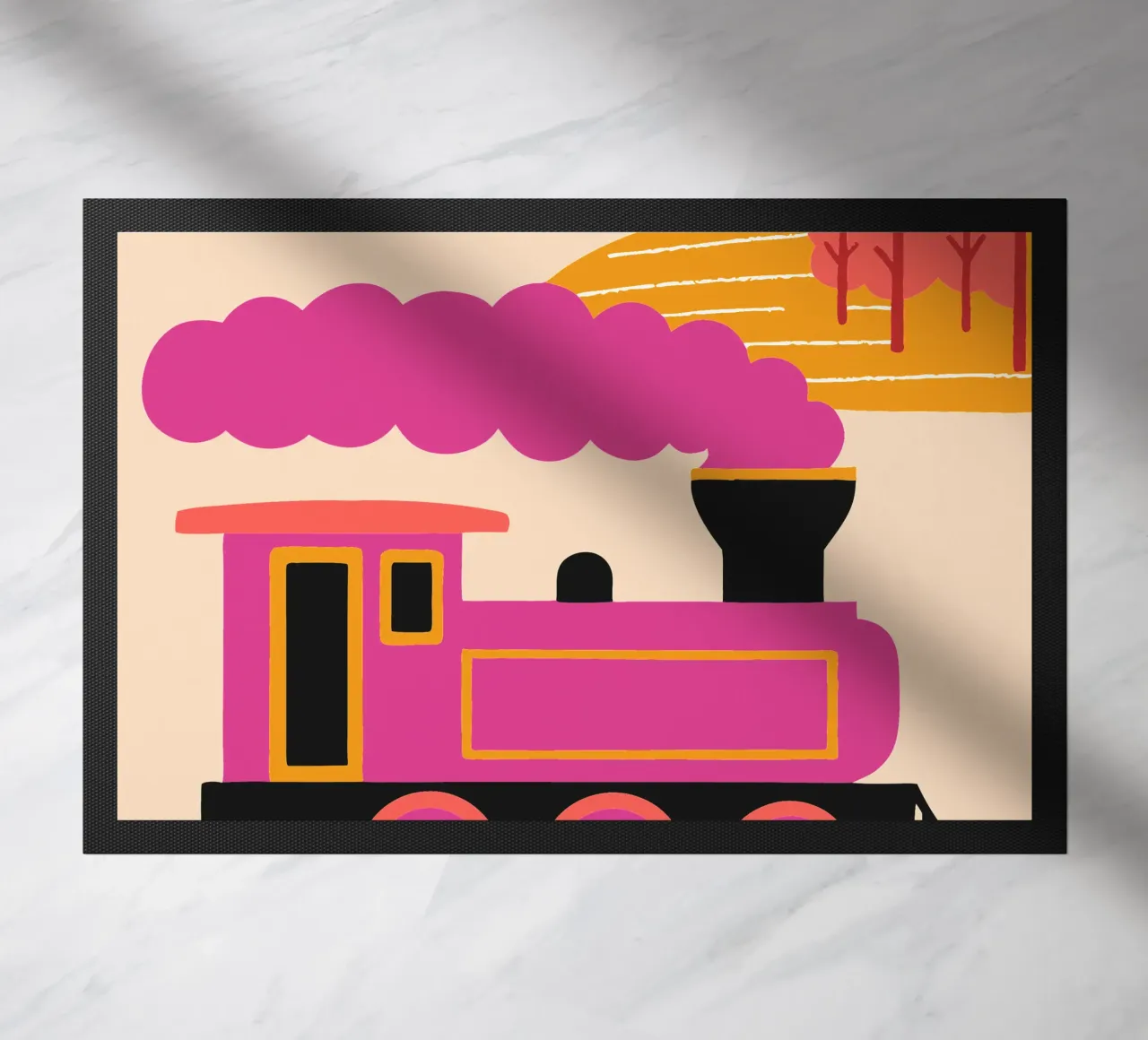 Train doormat by TRENDY POSTER SHOP