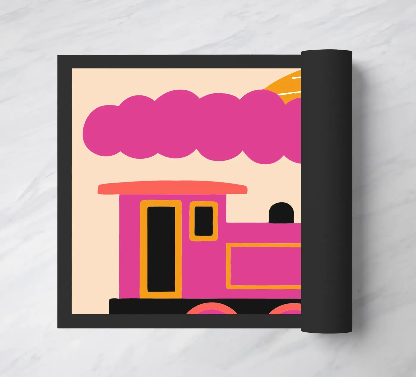 Train doormat by TRENDY POSTER SHOP